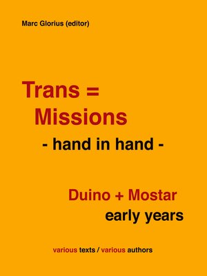cover image of Trans=Missions--hand in hand -